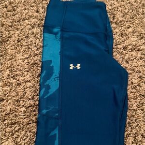 Under Armour Teal Blue Girls' Athletic Leggings